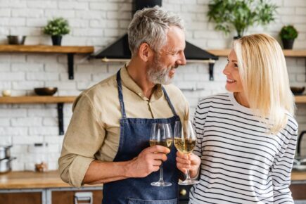 Couple in a kitchen