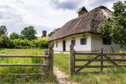 House with a fence
