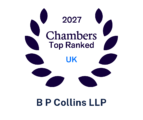 Logo for Top Ranked Firm in Chambers UK 2027 Guide