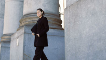 Paralegal outside court