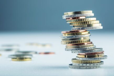 Euro coins. Euro money. Euro currency.