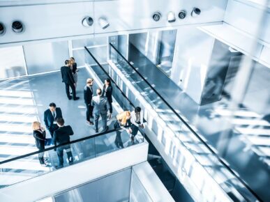 People standing in an office