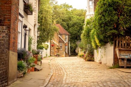 Row of cottages