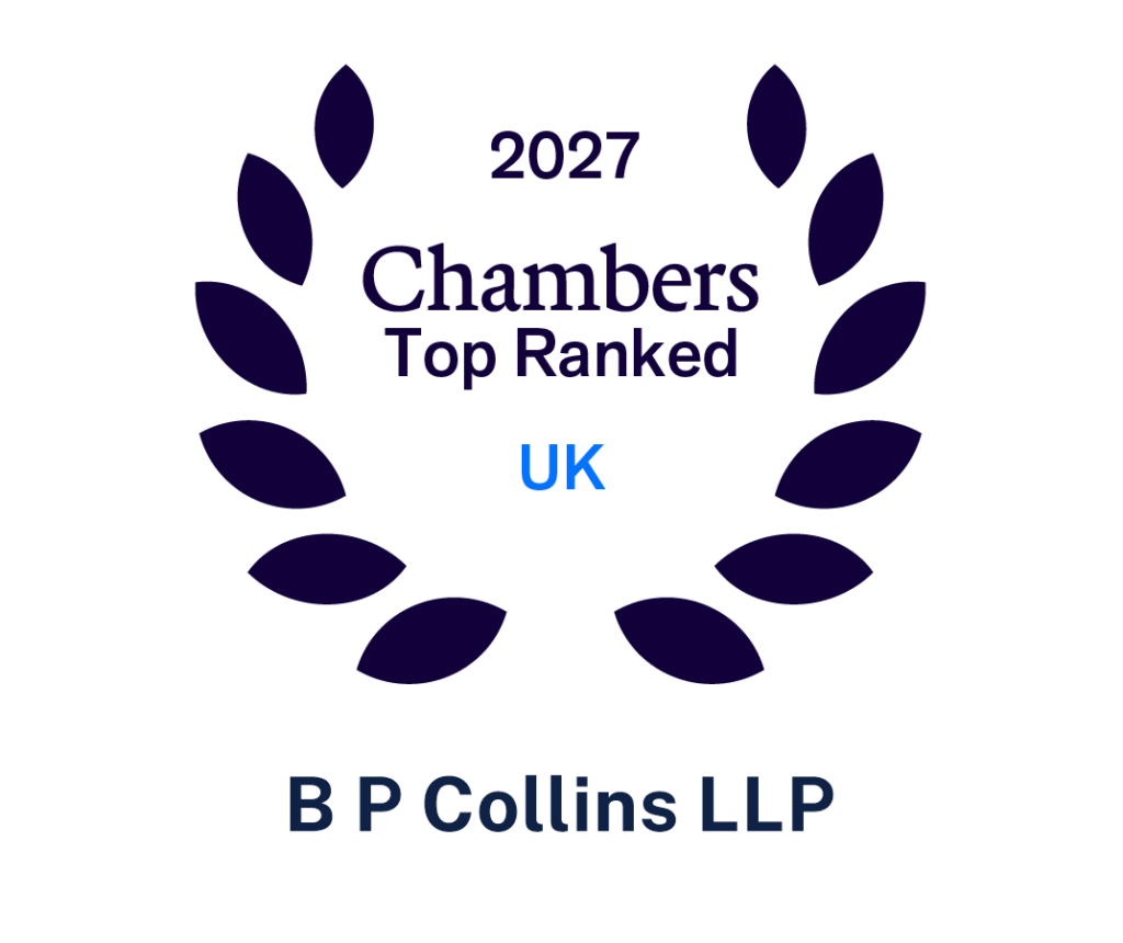 Logo for Top Ranked Firm in Chambers UK 2027 Guide