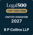 Legal 500 UK Top tier firm 2027
